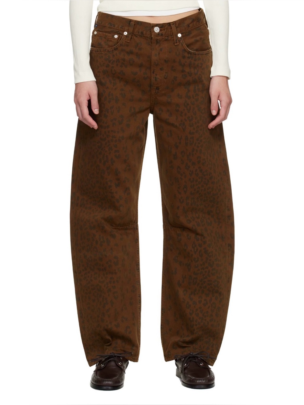 NWT CITIZENS OF HUMANITY
Brown Miro Relaxed Jeans